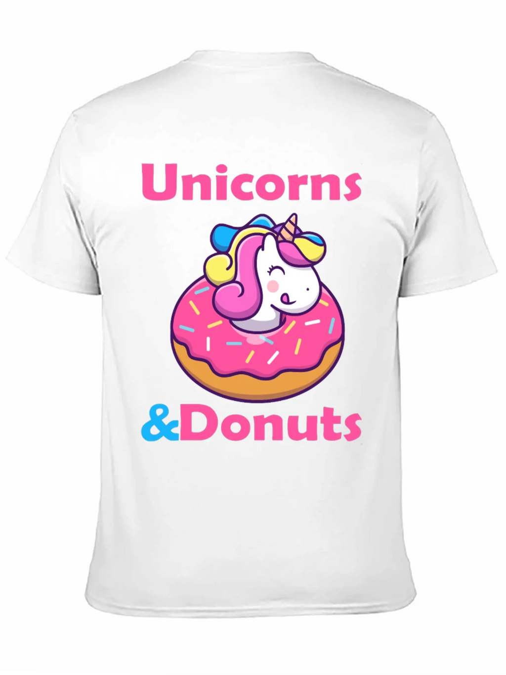 Unicorns & Donuts T-Shirt: Whimsical Graphic Tee product image 10