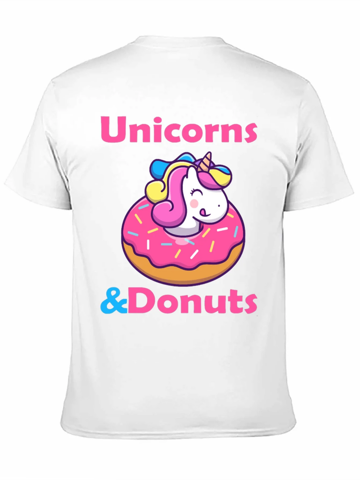 Unicorns & Donuts T-Shirt: Whimsical Graphic Tee product image 10