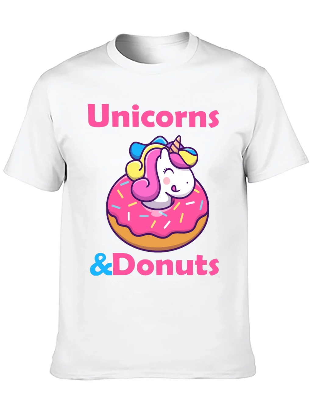 Unicorns & Donuts T-Shirt: Whimsical Graphic Tee product image 9
