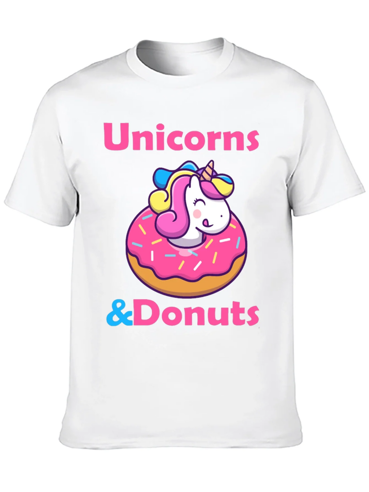 Unicorns & Donuts T-Shirt: Whimsical Graphic Tee product image 9