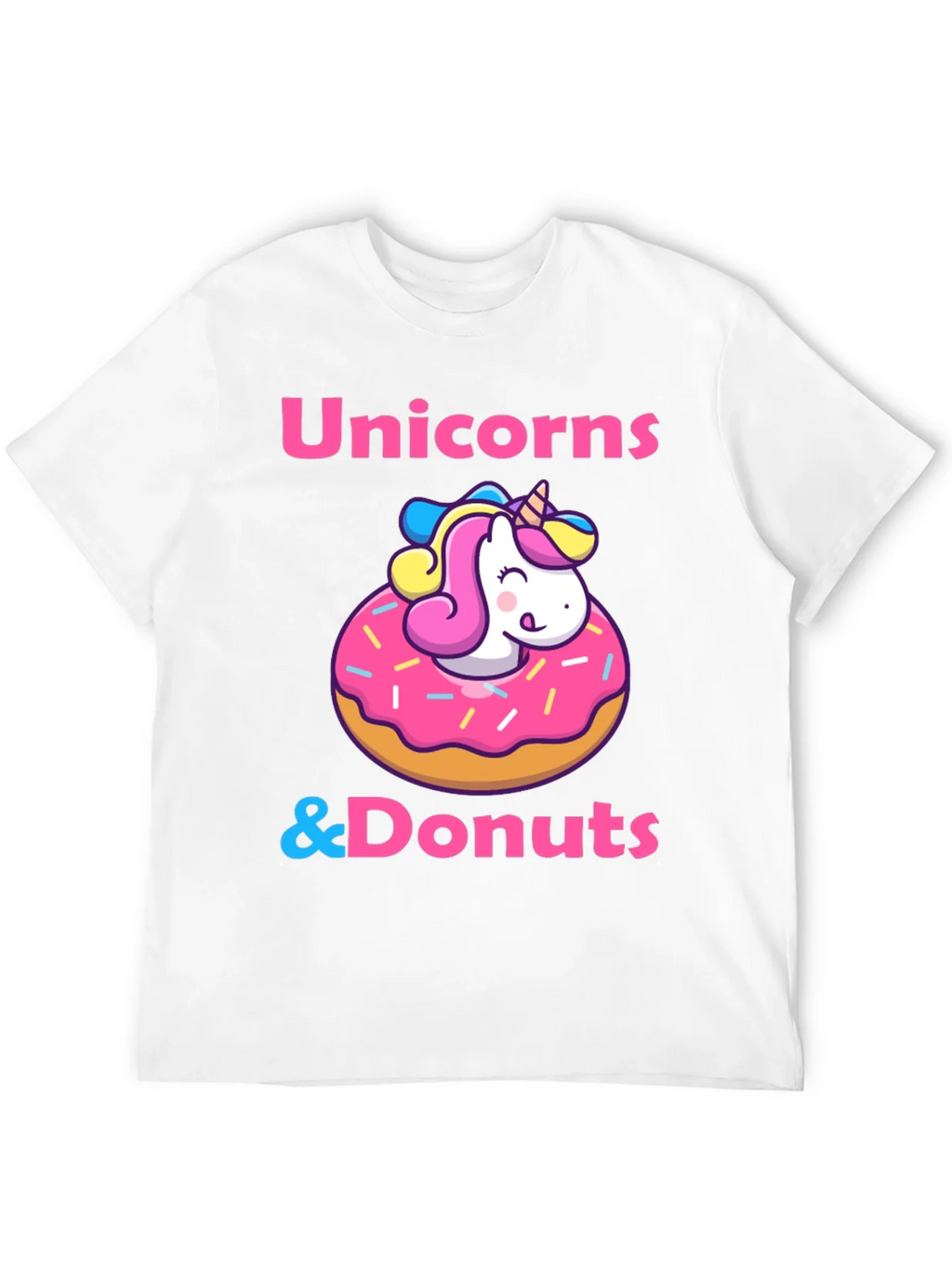 Unicorns & Donuts T-Shirt: Whimsical Graphic Tee product image 11