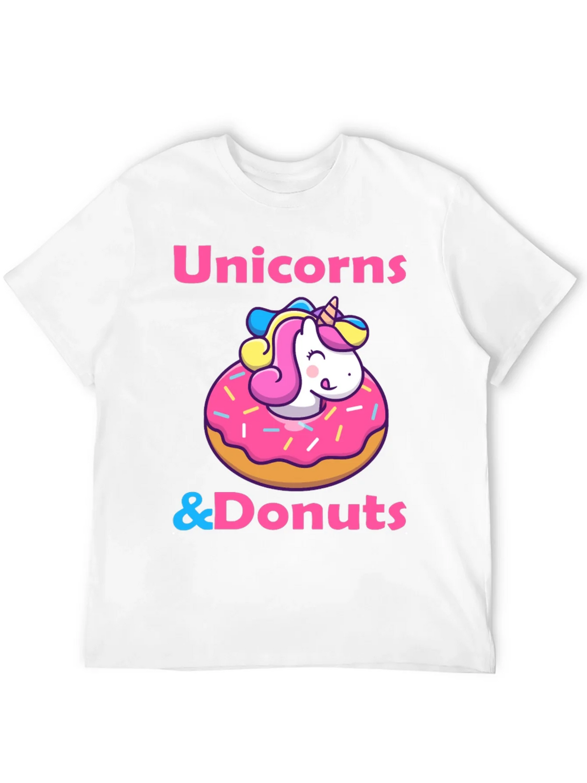 Unicorns & Donuts T-Shirt: Whimsical Graphic Tee product image 11