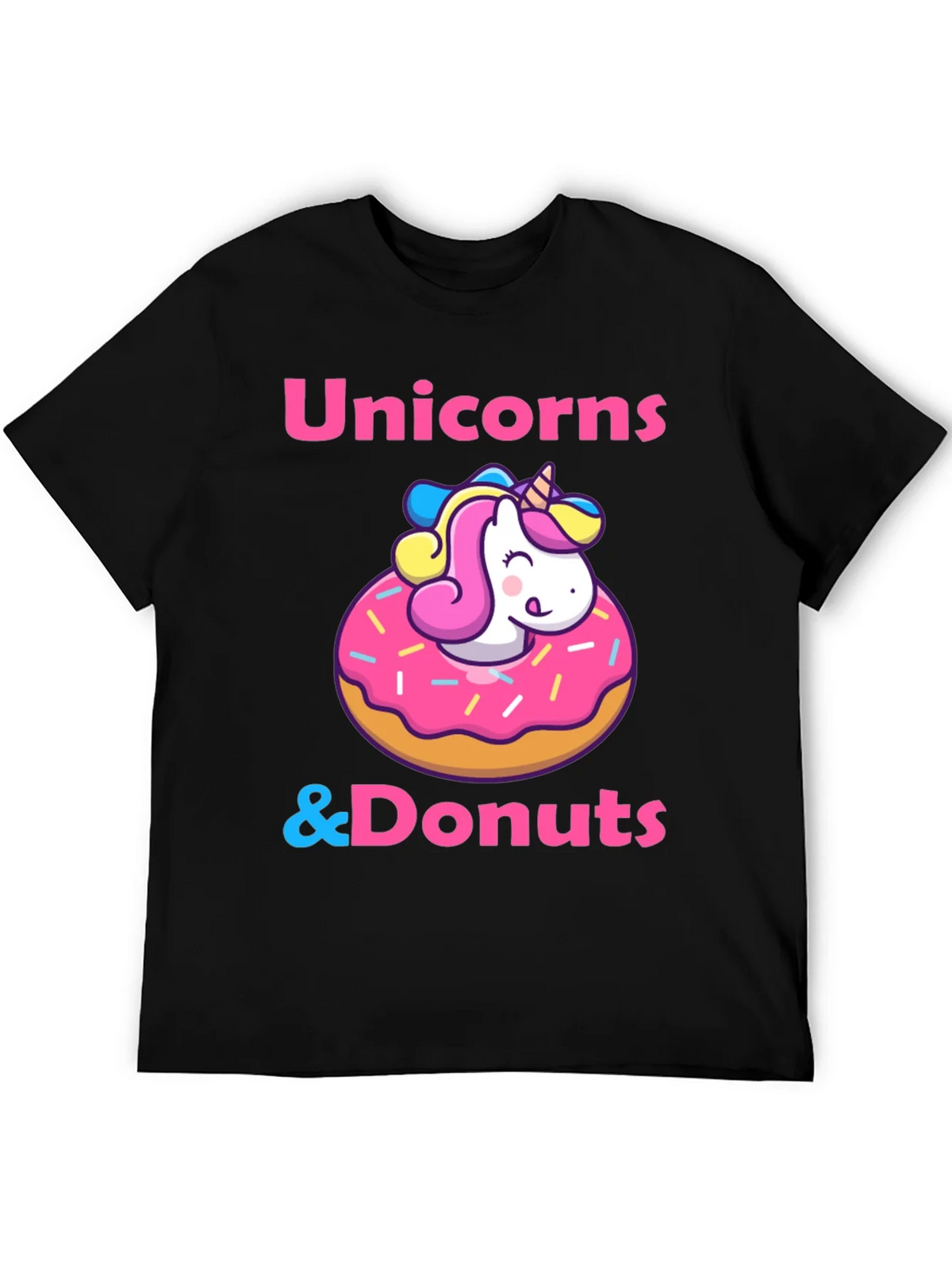 Unicorns & Donuts T-Shirt: Whimsical Graphic Tee product image 5
