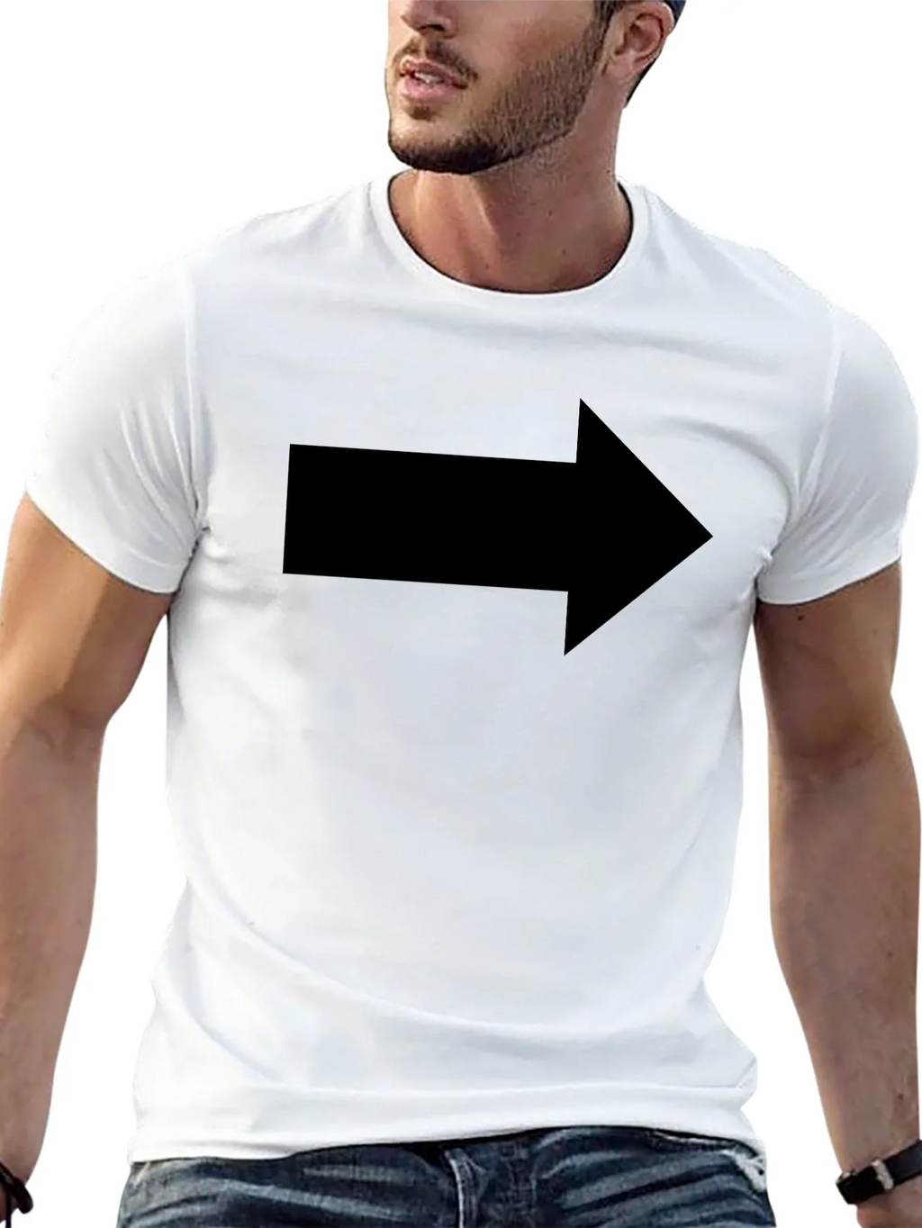 Right Arrow Graphic T-Shirt product image 7