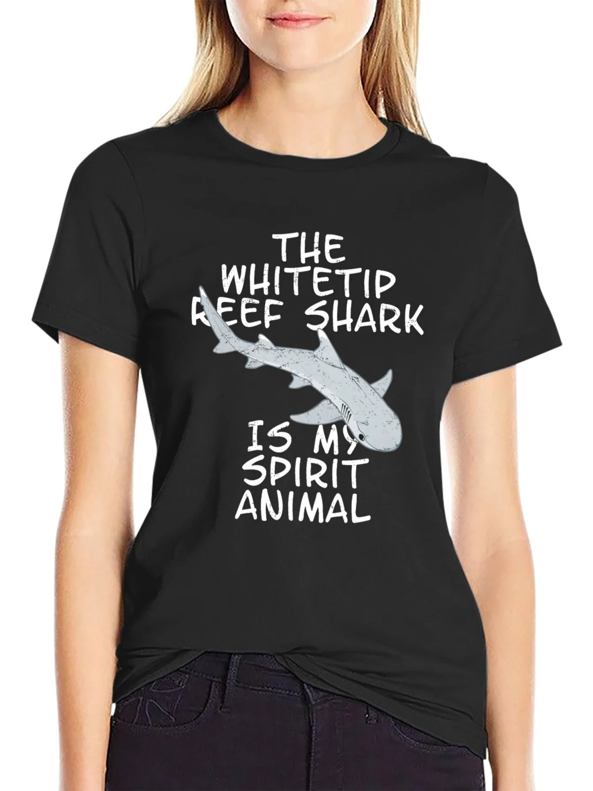 Whitetip Reef Shark Spirit Animal Tee product image 2