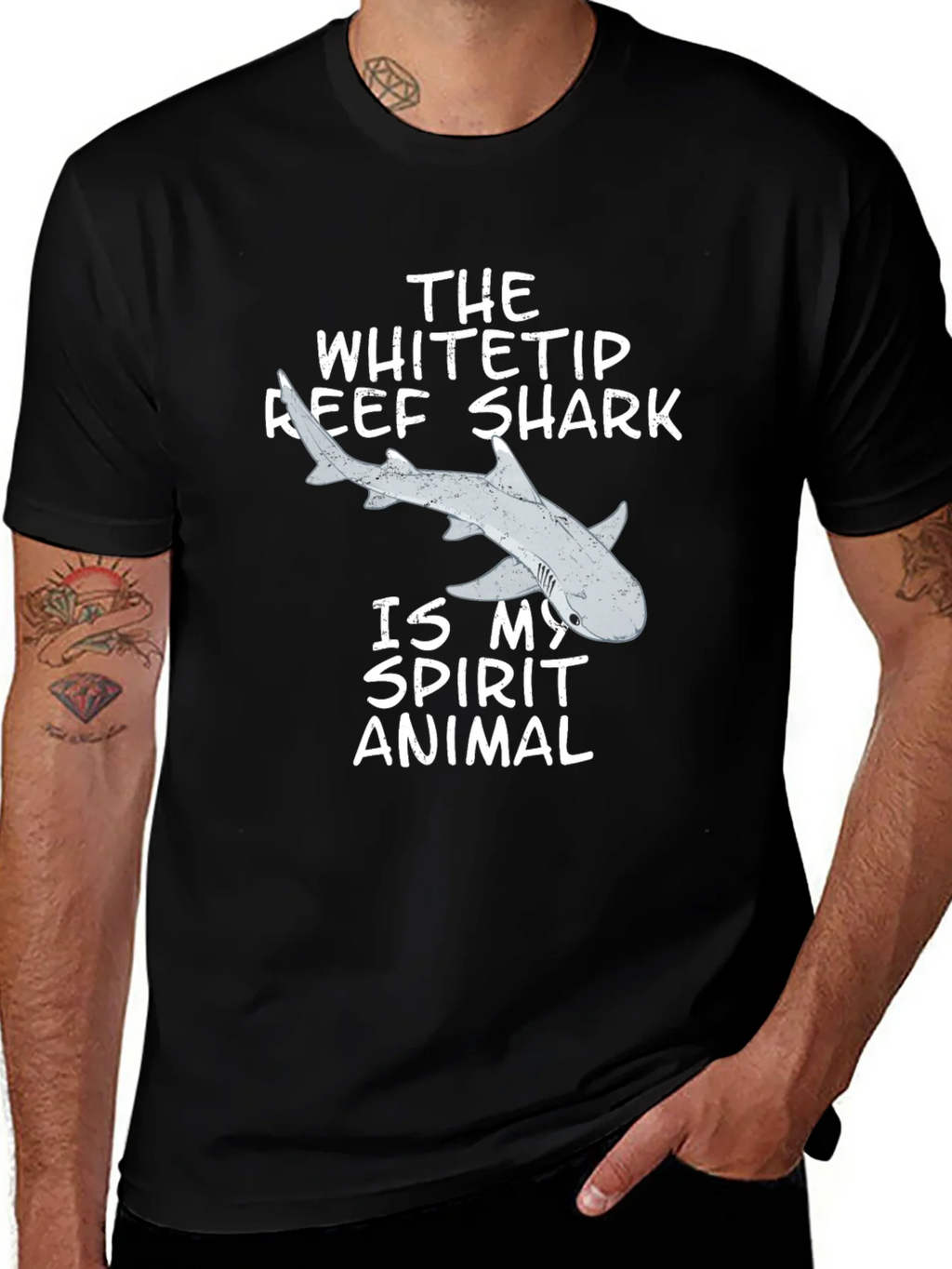 Whitetip Reef Shark Spirit Animal Tee product image 1
