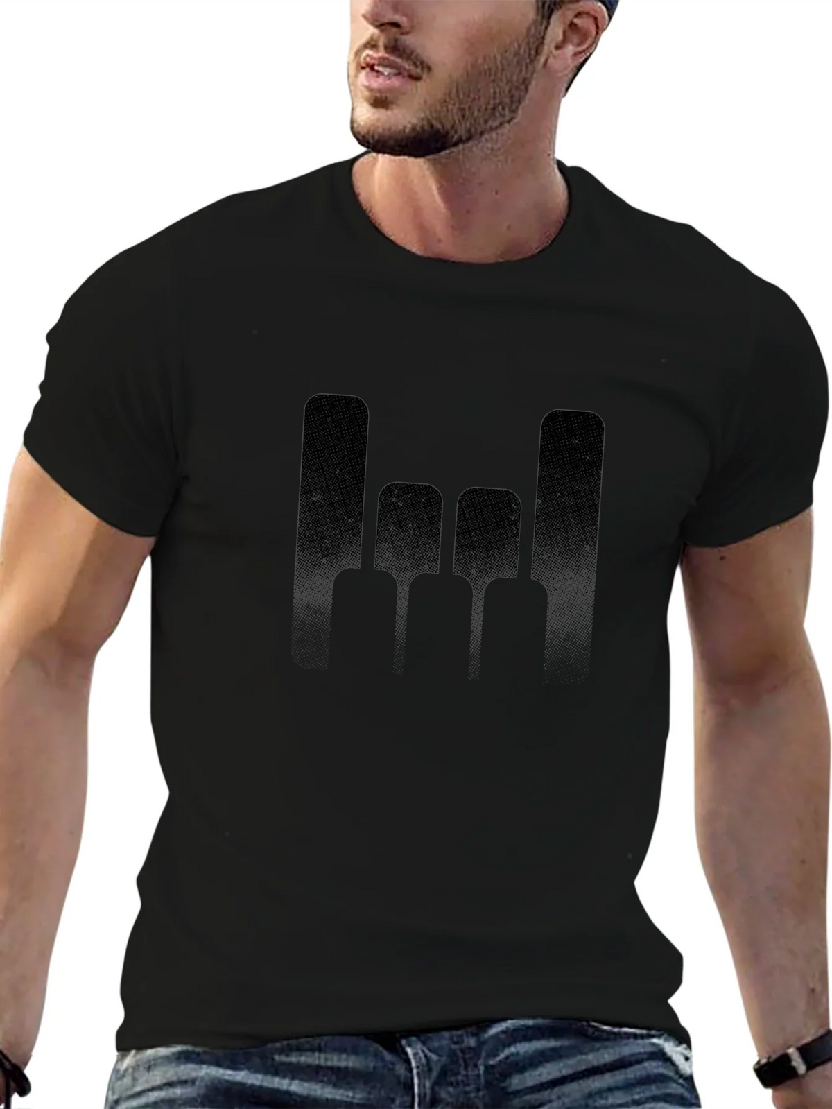 Stylish Black Graphic Tee product image 6