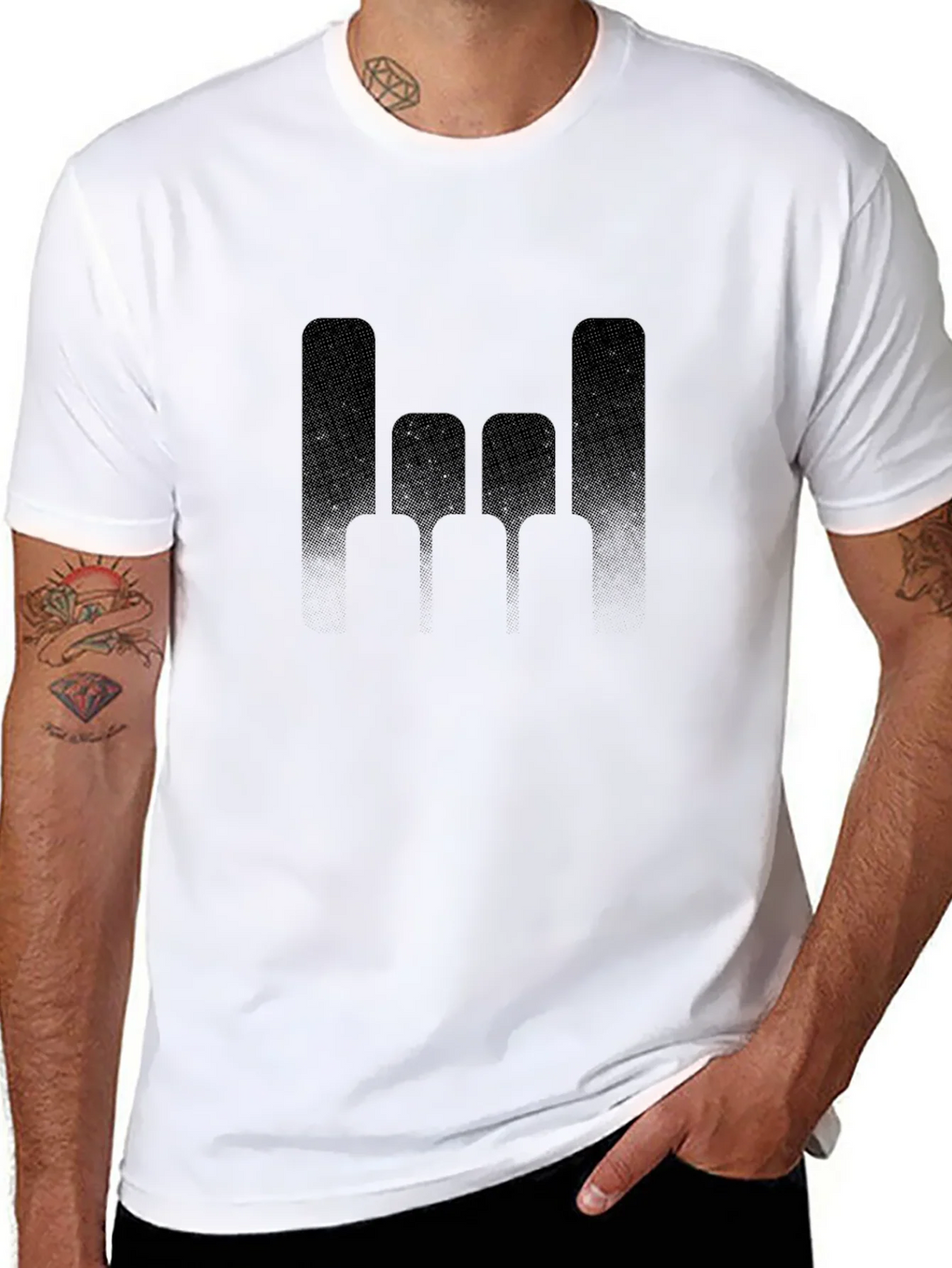 Stylish Black Graphic Tee product image 7