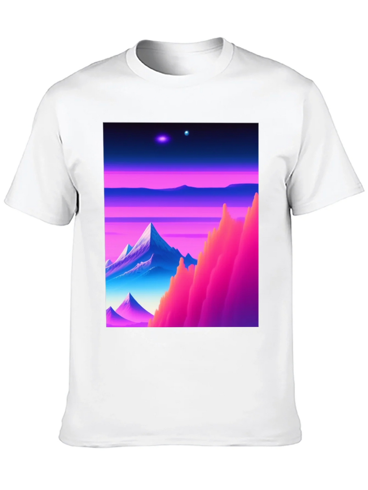 Synthwave Landscape Graphic T-Shirt product image 8