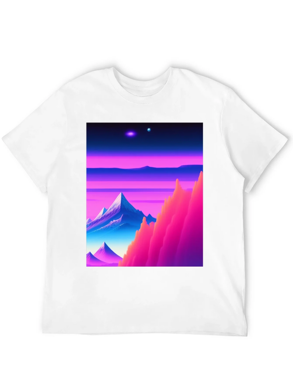 Synthwave Landscape Graphic T-Shirt product image 10