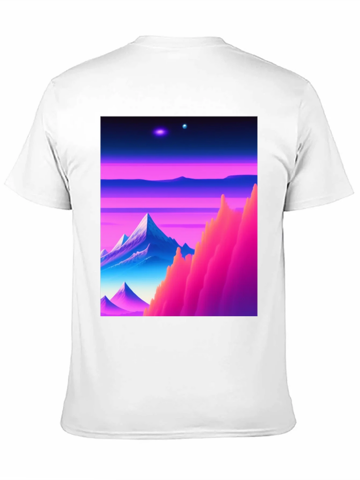 Synthwave Landscape Graphic T-Shirt product image 9