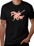 Pink Flyer Black T-Shirt product image 1