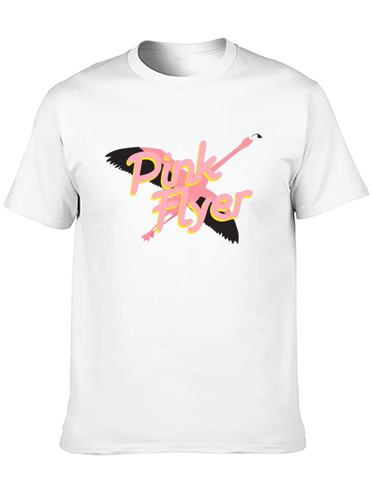 Pink Flyer Black T-Shirt product image 8