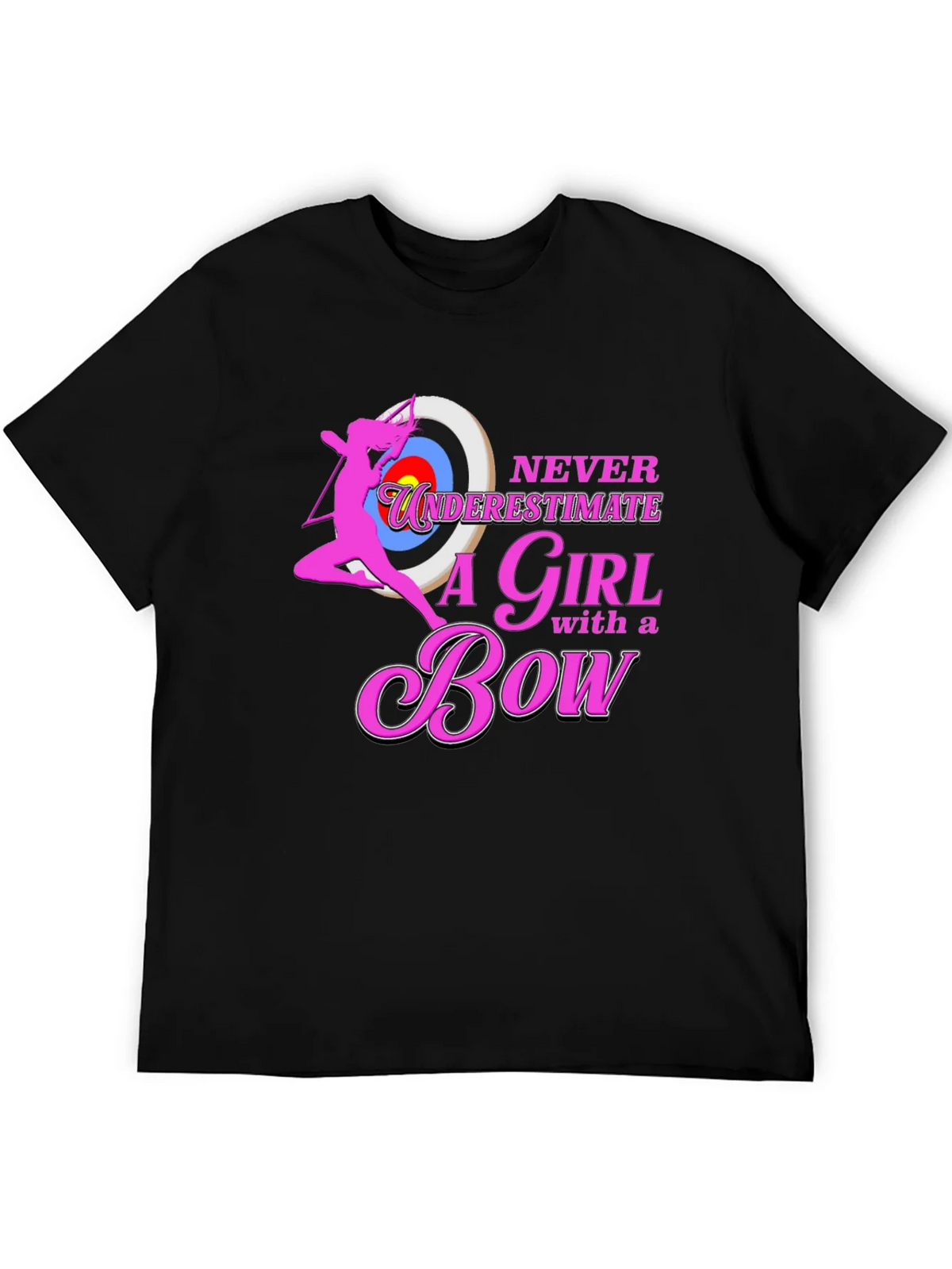 Never Underestimate a Girl with a Bow T-Shirt product image 1