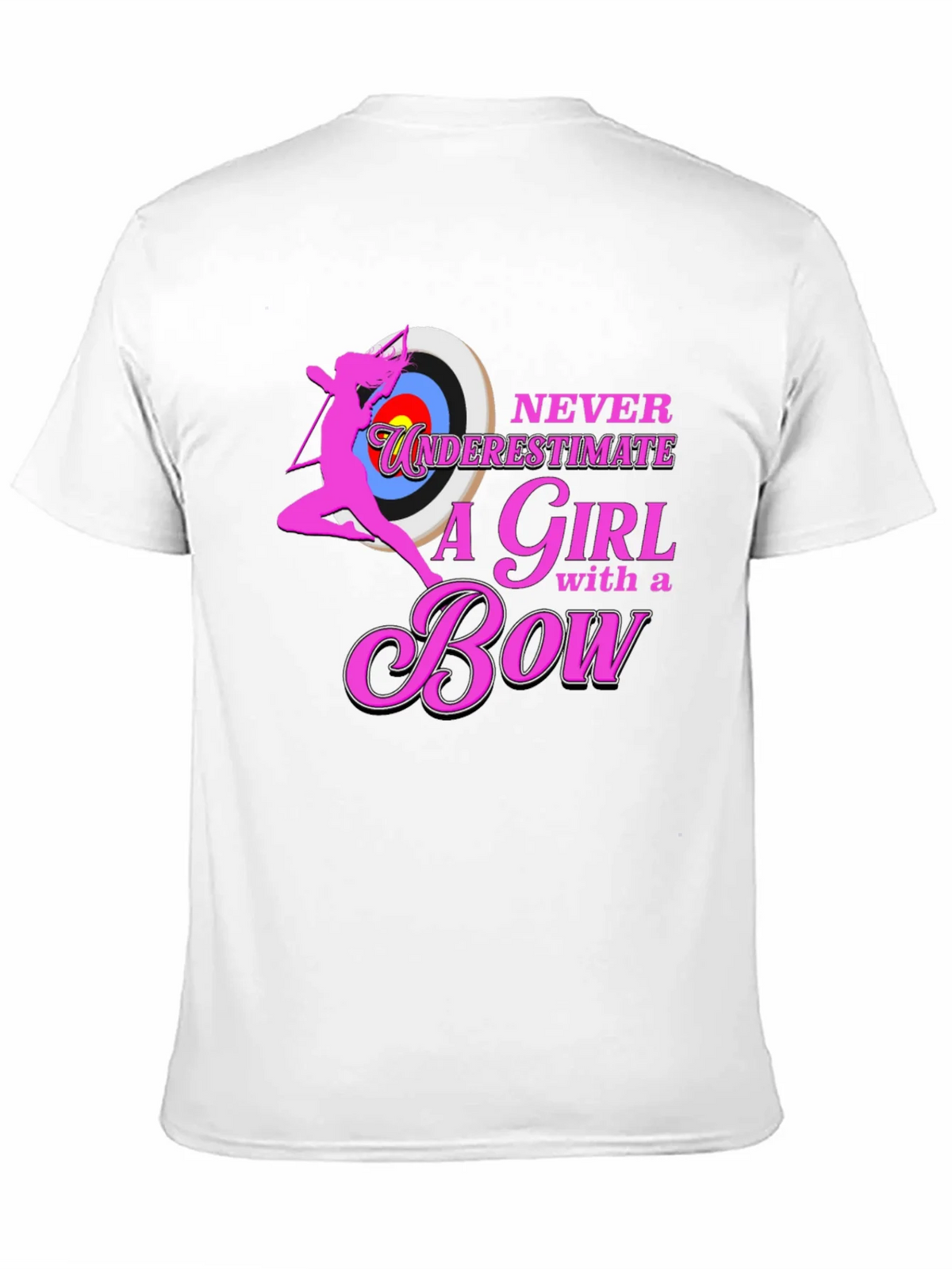 Never Underestimate a Girl with a Bow T-Shirt product image 4