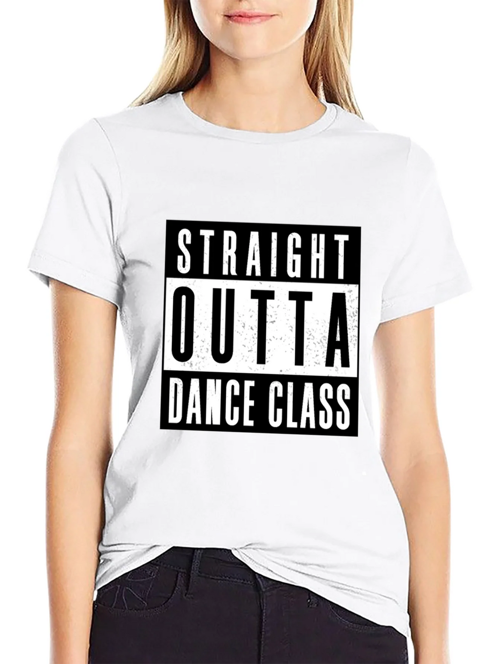 Straight Outta Dance Class Black T-Shirt product image 8