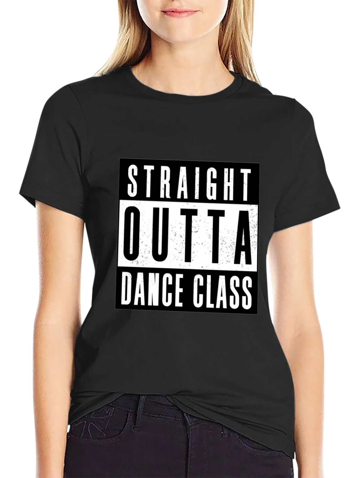 Straight Outta Dance Class Black T-Shirt product image 2