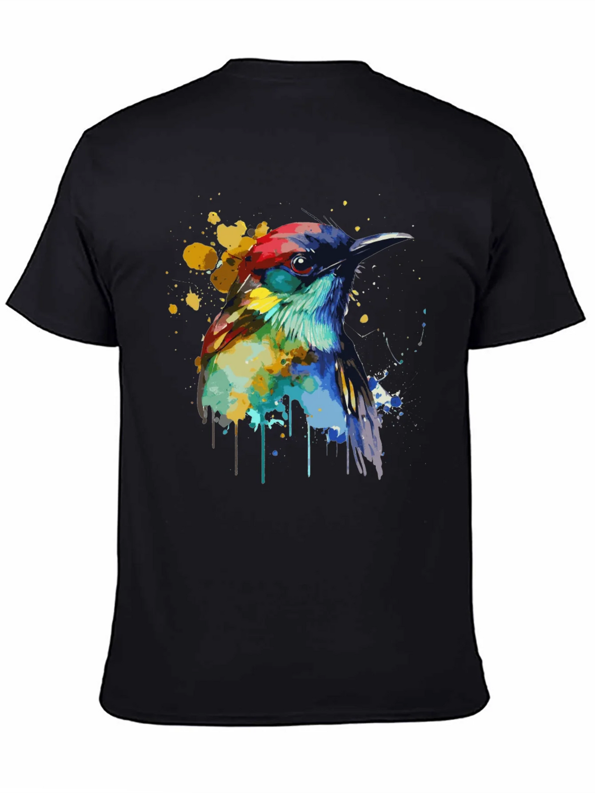 Watercolor Bird Graphic T-Shirt product image 4