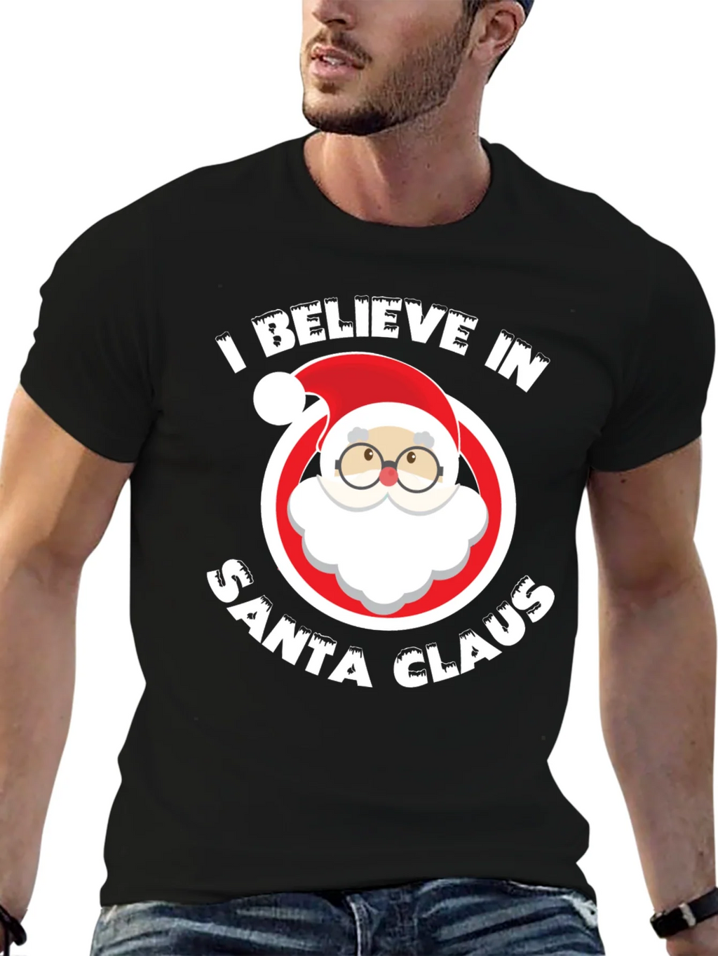 Believe In Santa Claus Graphic Tee product image 6