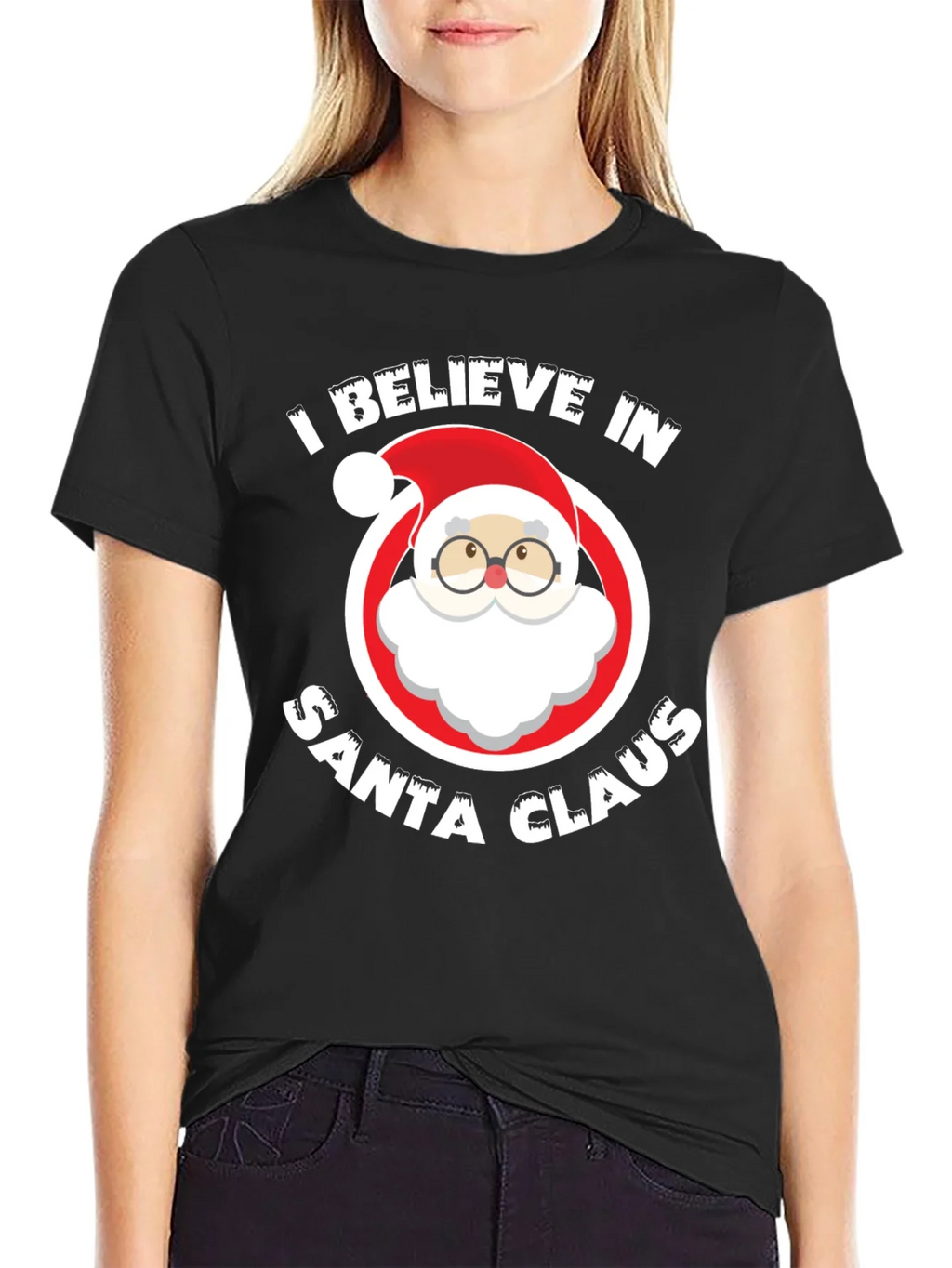 Believe In Santa Claus Graphic Tee product image 2