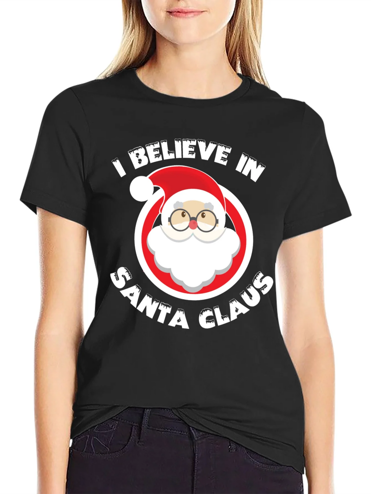Believe In Santa Claus Graphic Tee product image 2