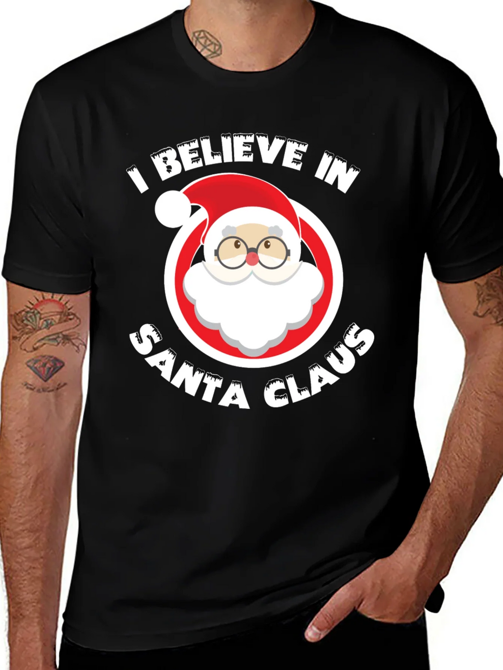 Believe In Santa Claus Graphic Tee product image 1