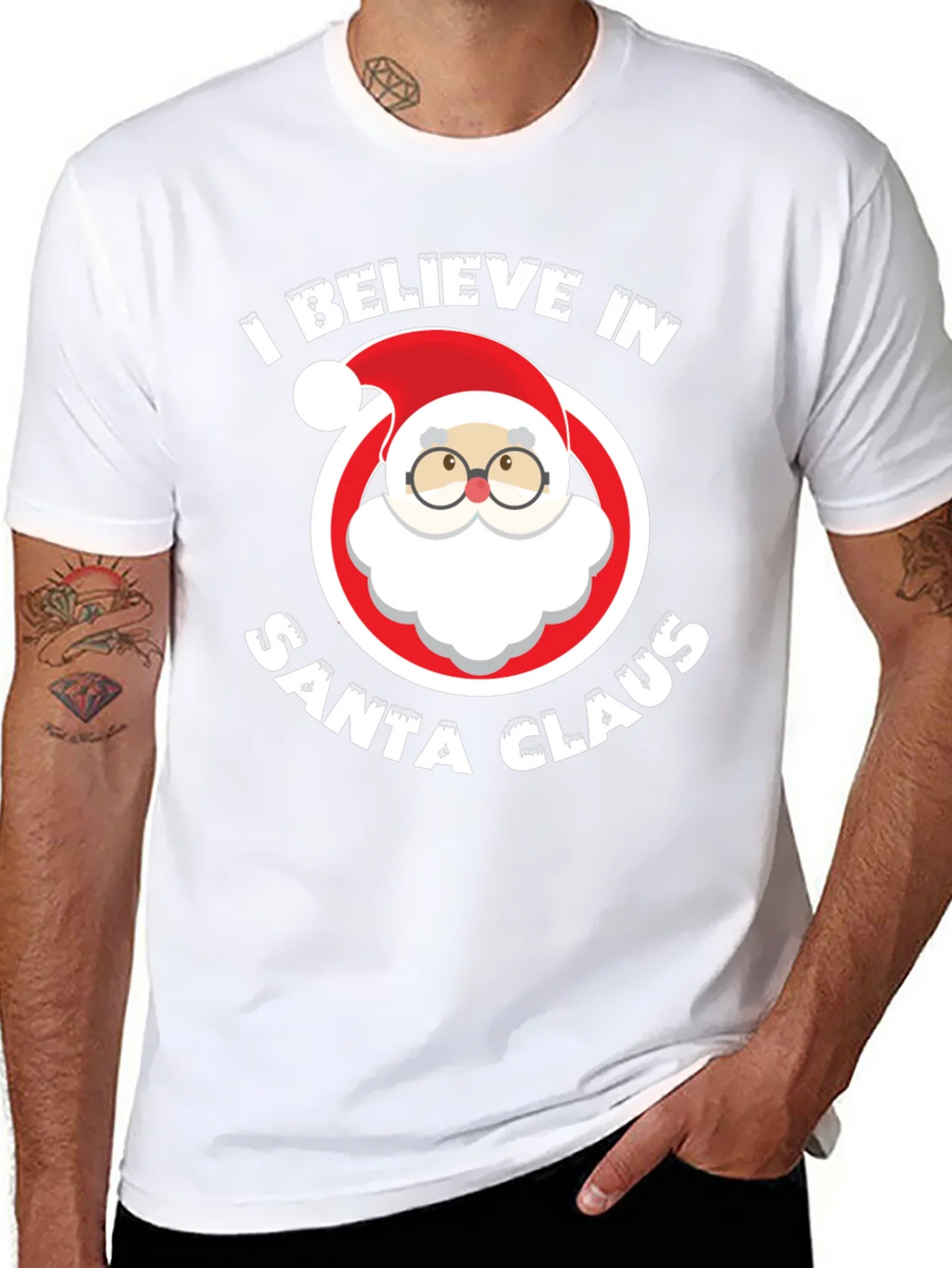 Believe In Santa Claus Graphic Tee product image 7