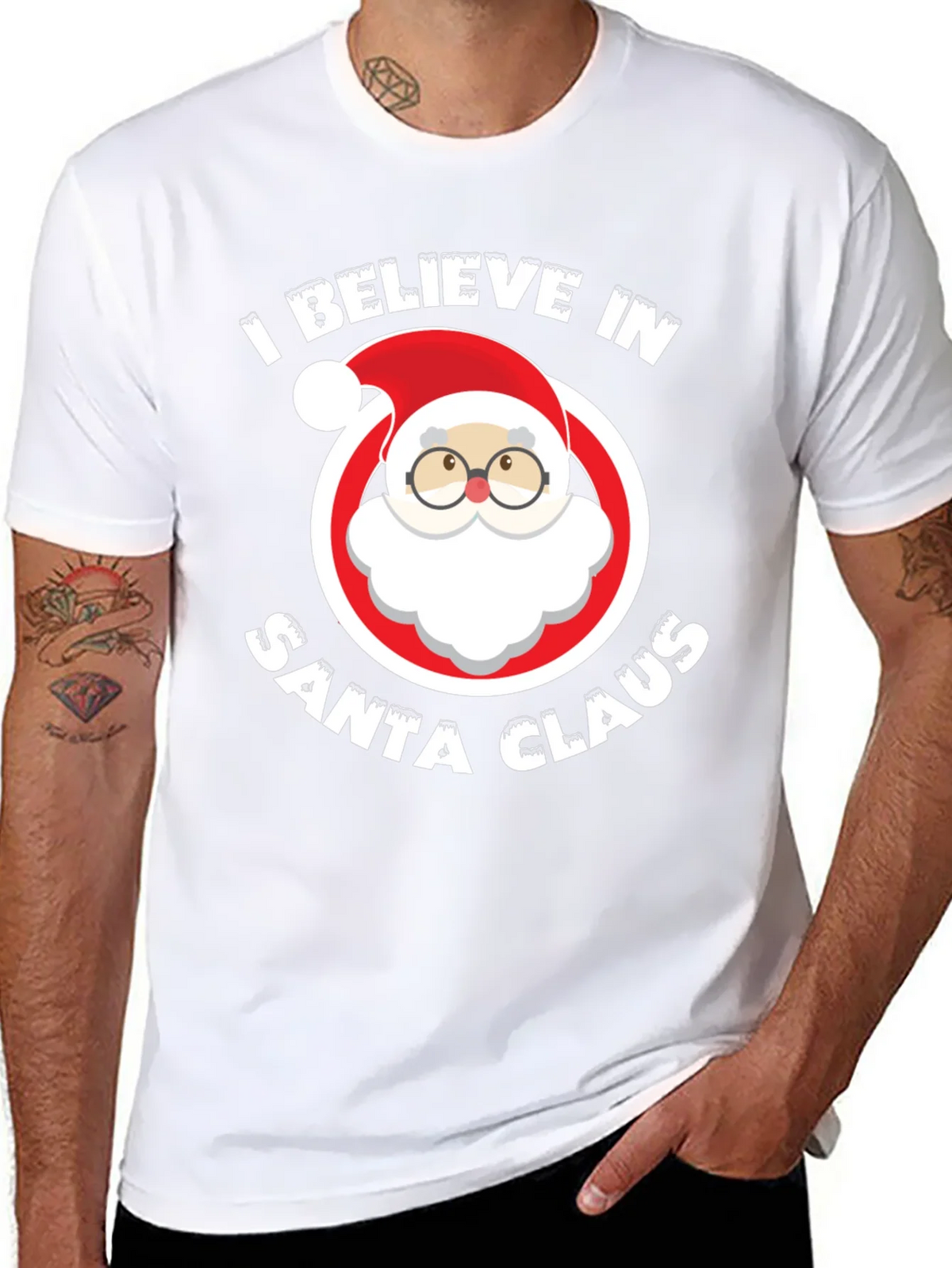 Believe In Santa Claus Graphic Tee product image 7