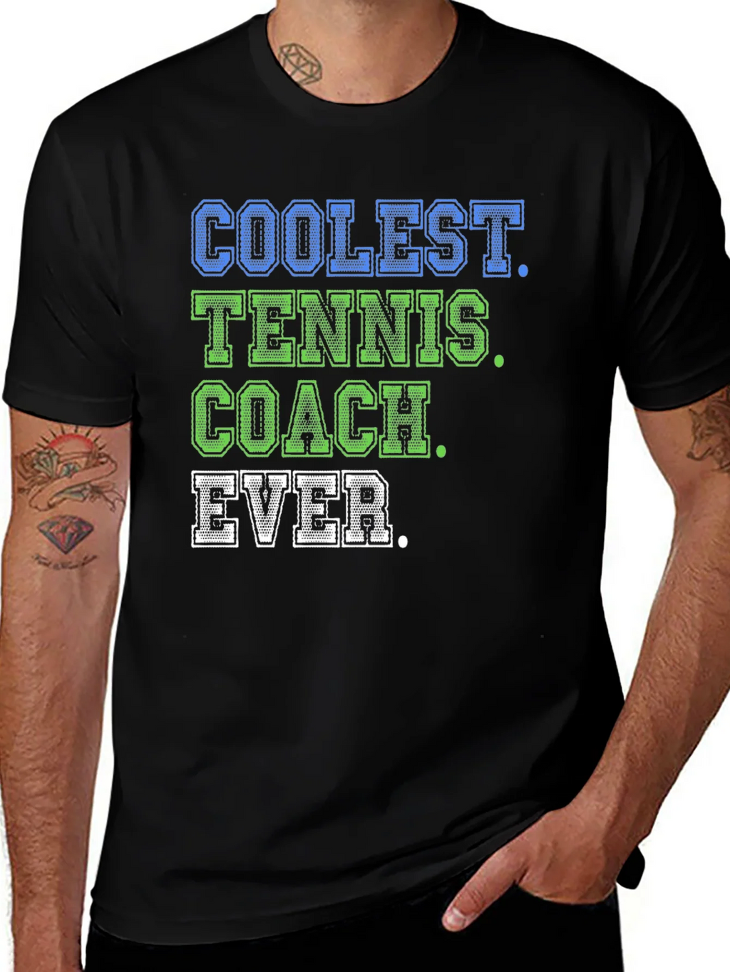 Coolest Tennis Coach Ever Graphic Tee product image 1