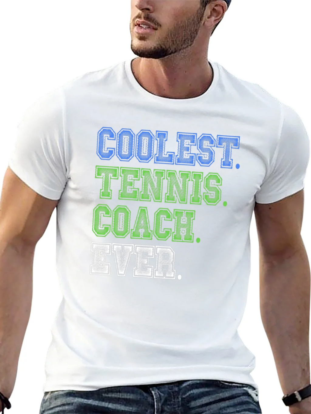 Coolest Tennis Coach Ever Graphic Tee product image 11