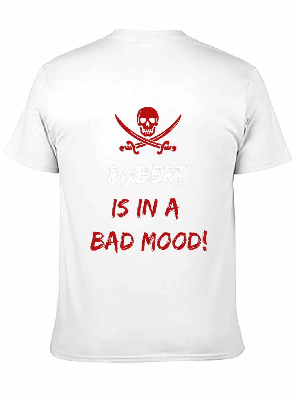 Robert Bad Mood Pirate Skull Graphic T-Shirt product image 8