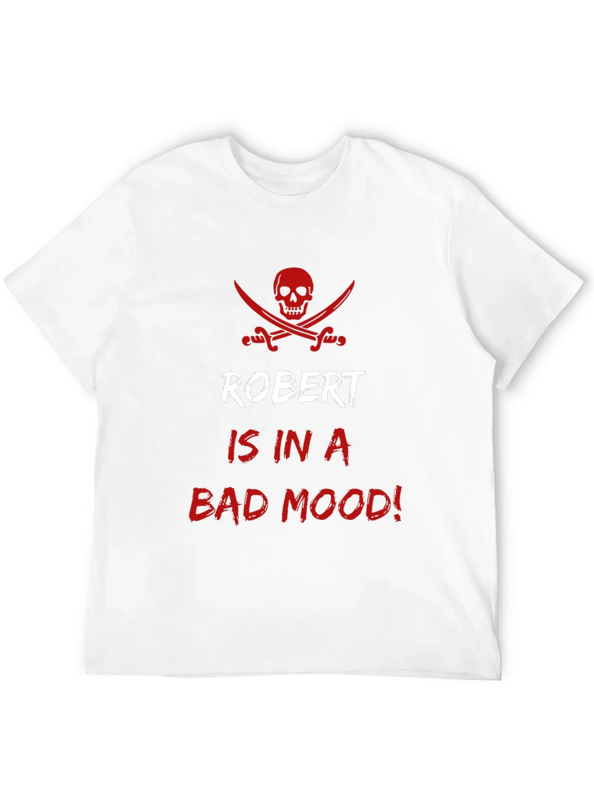 Robert Bad Mood Pirate Skull Graphic T-Shirt product image 9