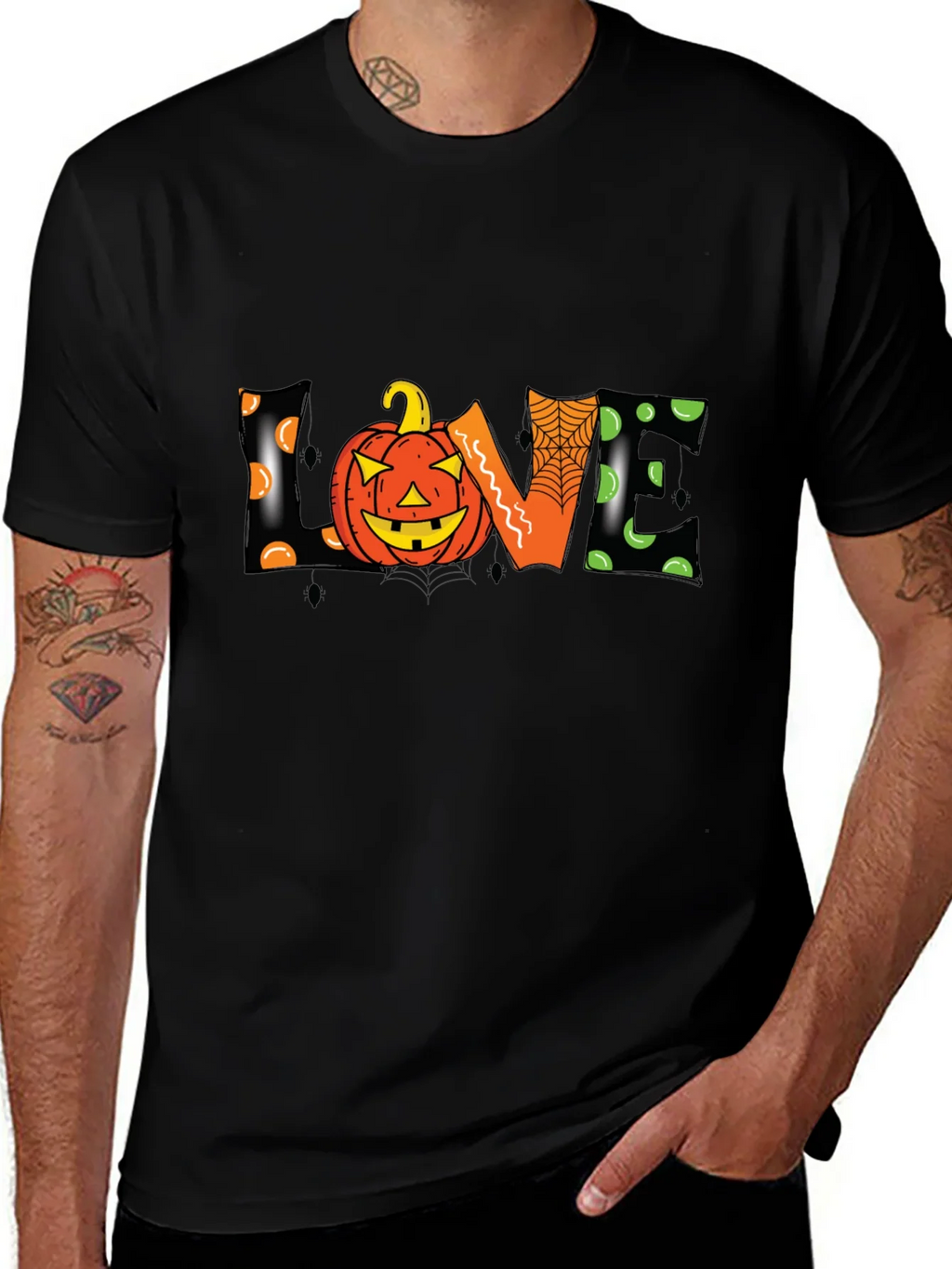 Halloween Love Pumpkin Graphic Tee product image 1