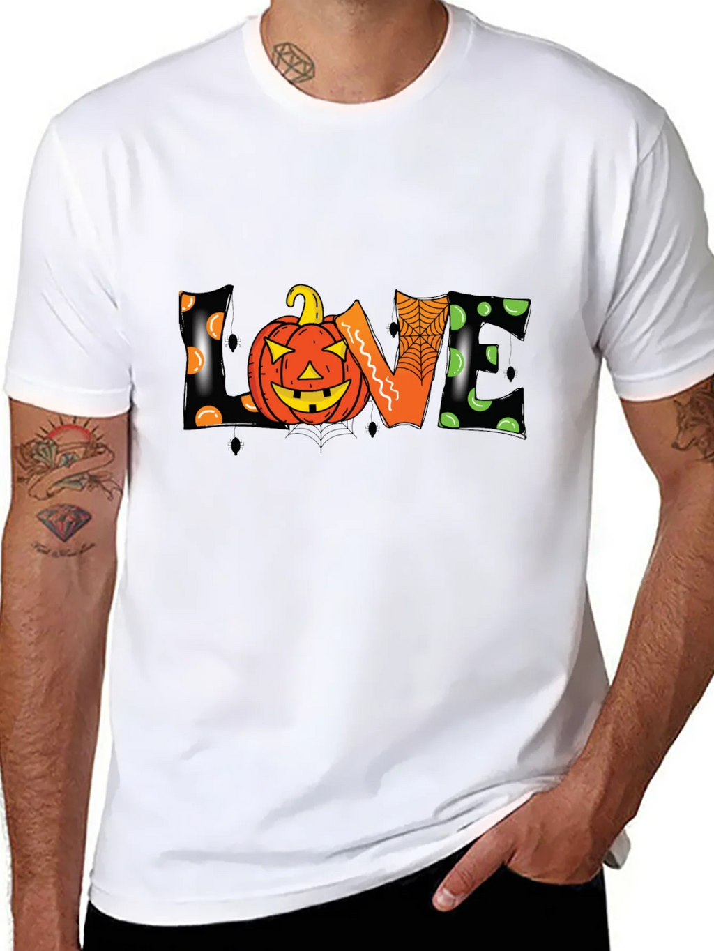 Halloween Love Pumpkin Graphic Tee product image 7