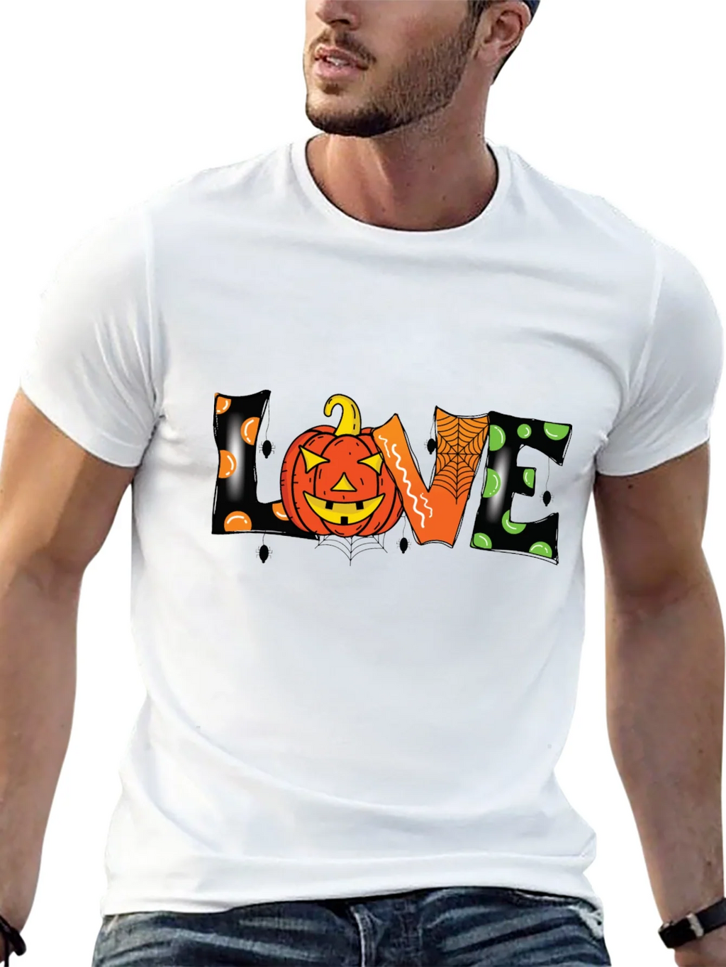 Halloween Love Pumpkin Graphic Tee product image 12