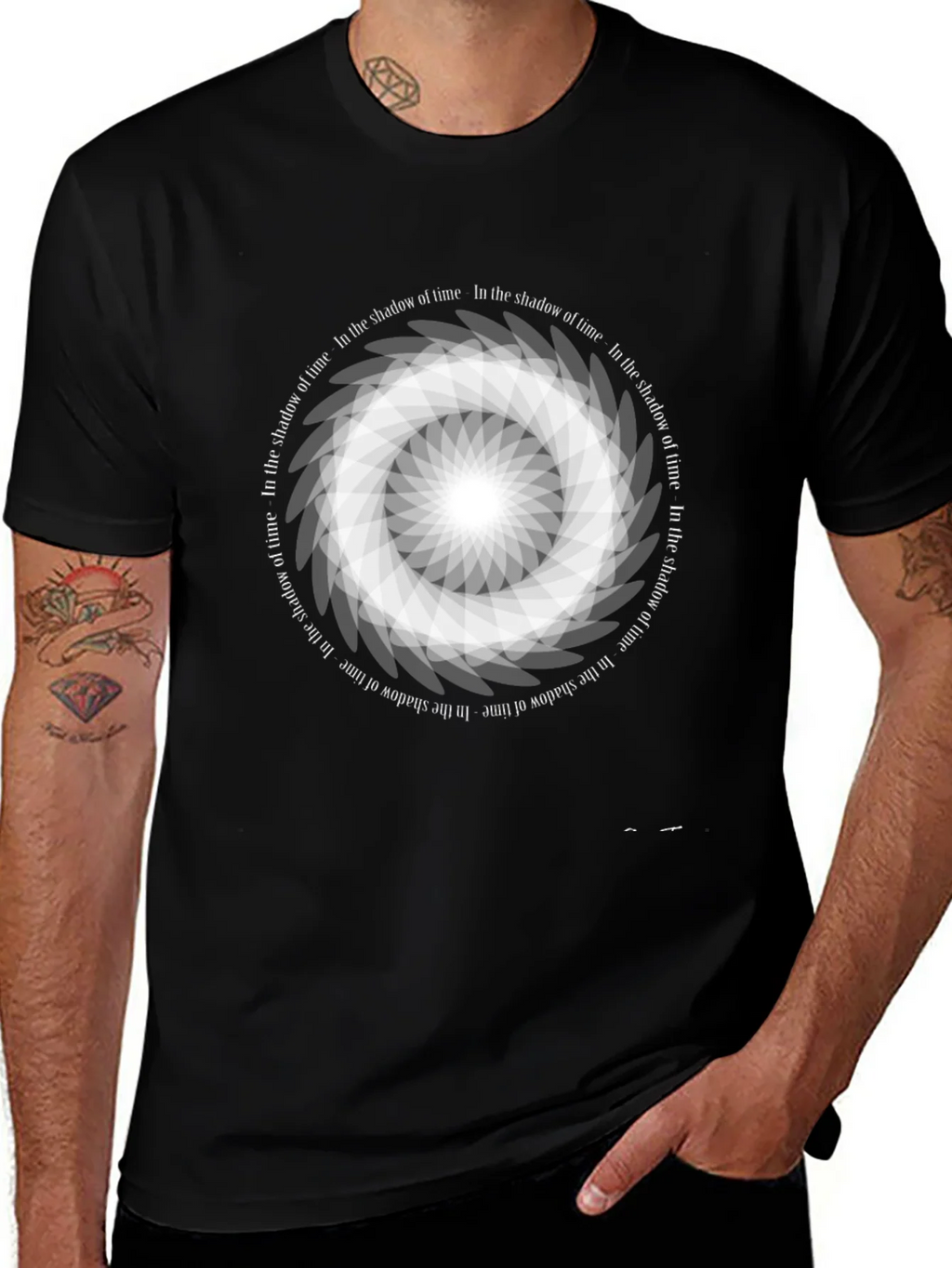 Shadow of Time Graphic Tee - Black product image 1