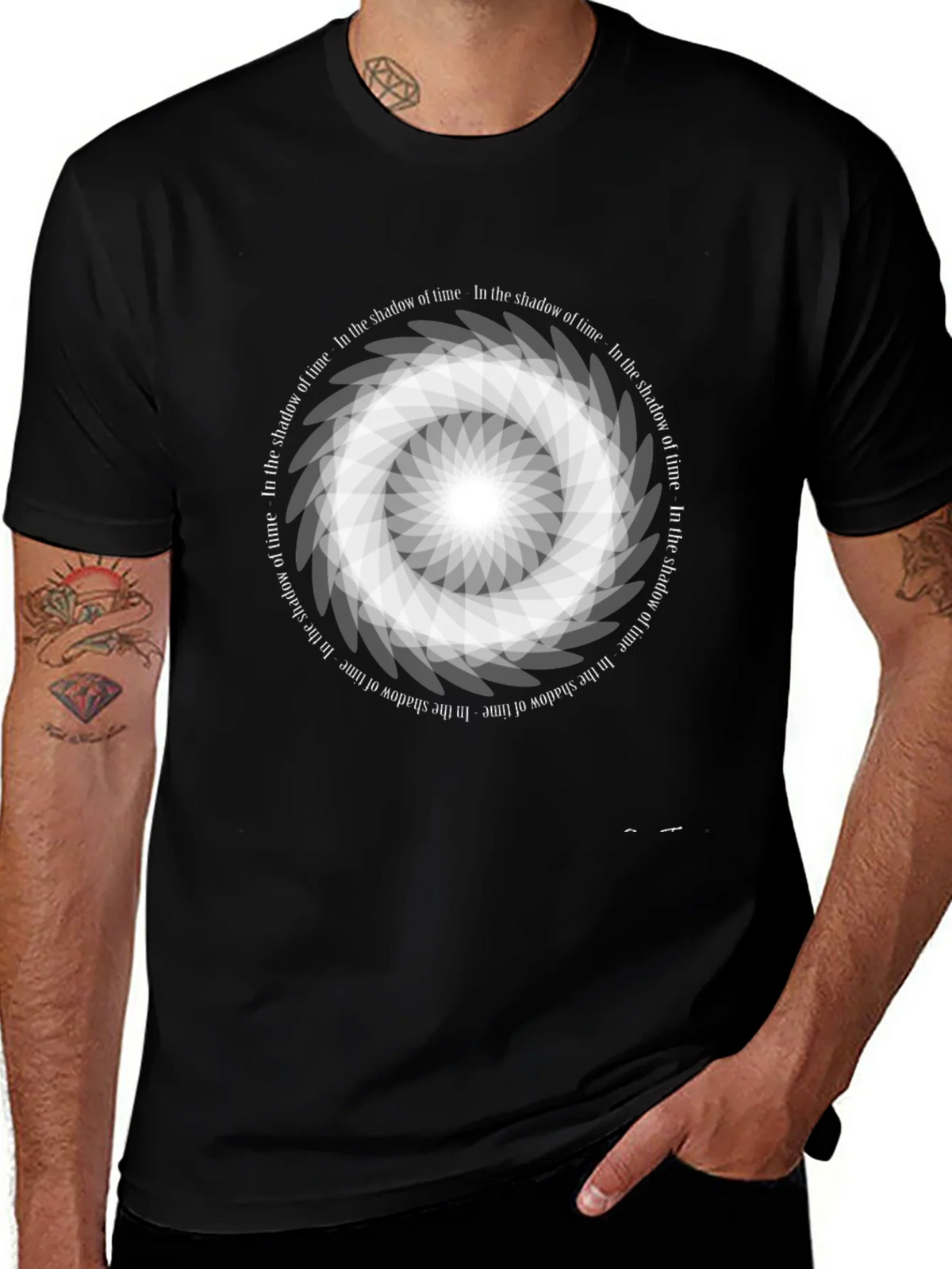 Shadow of Time Graphic Tee - Black product image 1