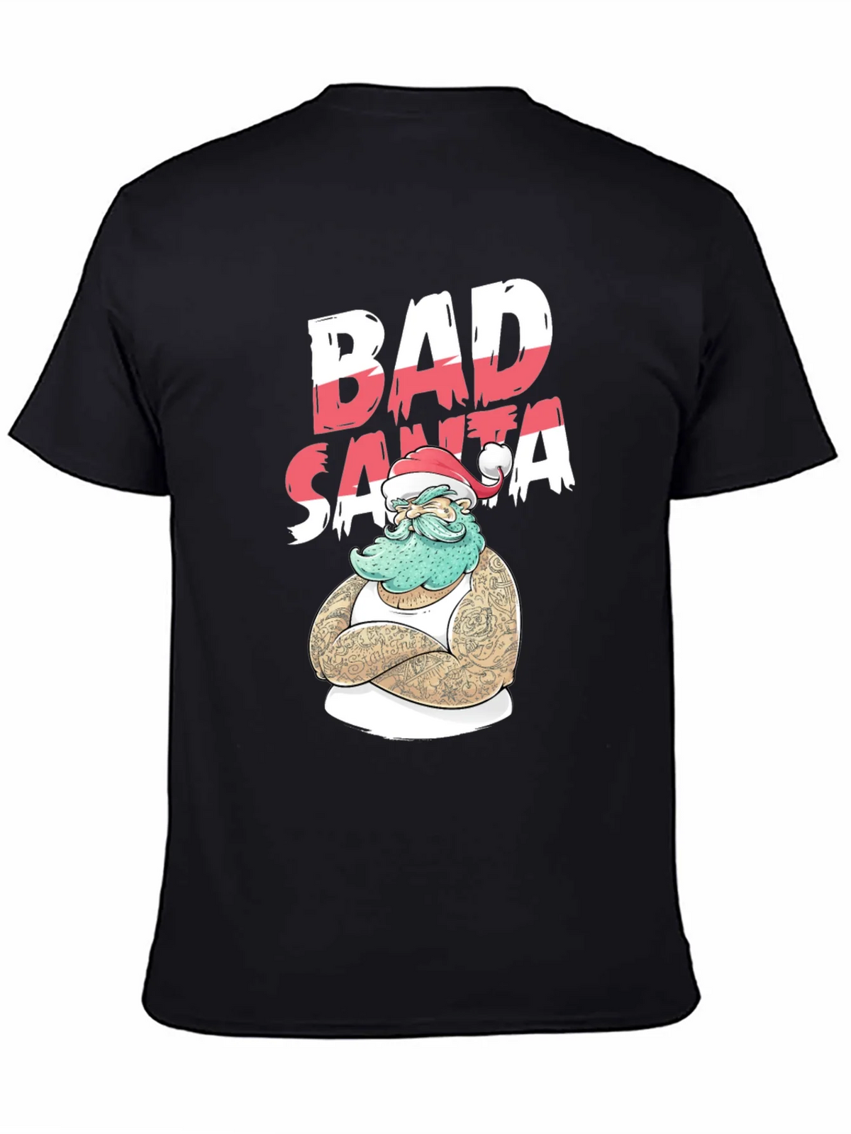 Bad Santa T-Shirt - Holiday Humor Tee product image 4