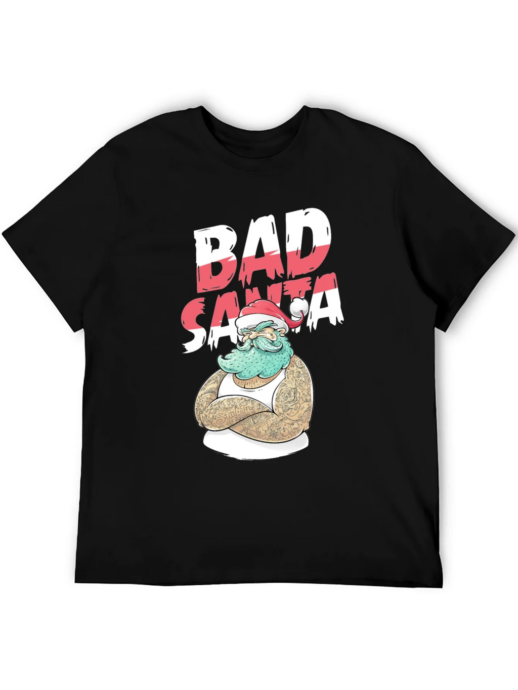 Bad Santa T-Shirt - Holiday Humor Tee product image 5
