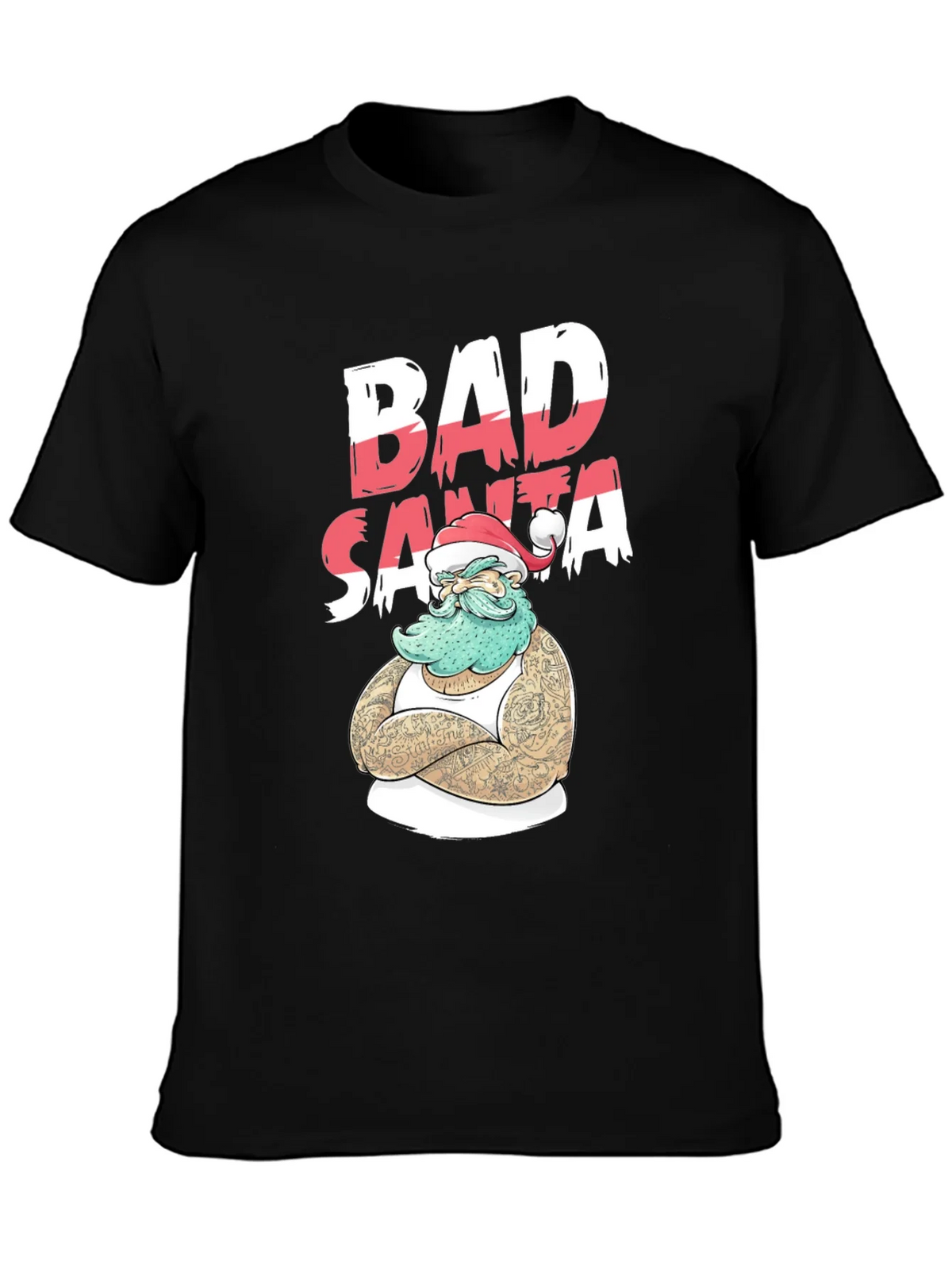 Bad Santa T-Shirt - Holiday Humor Tee product image 3