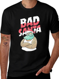 Bad Santa T-Shirt - Holiday Humor Tee product image 1