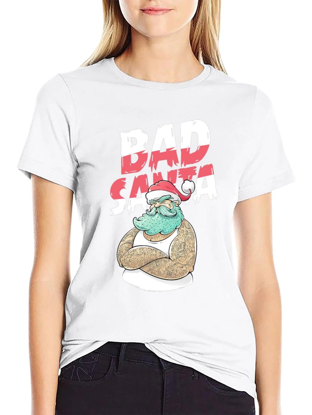 Bad Santa T-Shirt - Holiday Humor Tee product image 8