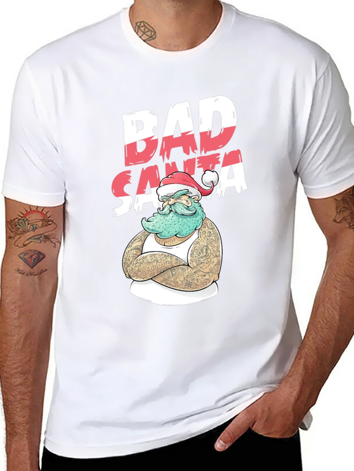 Bad Santa T-Shirt - Holiday Humor Tee product image 7