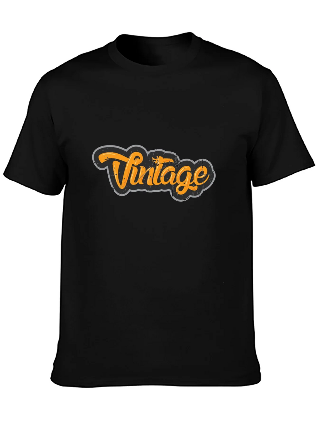 Vintage Style Black T-Shirt product image 3