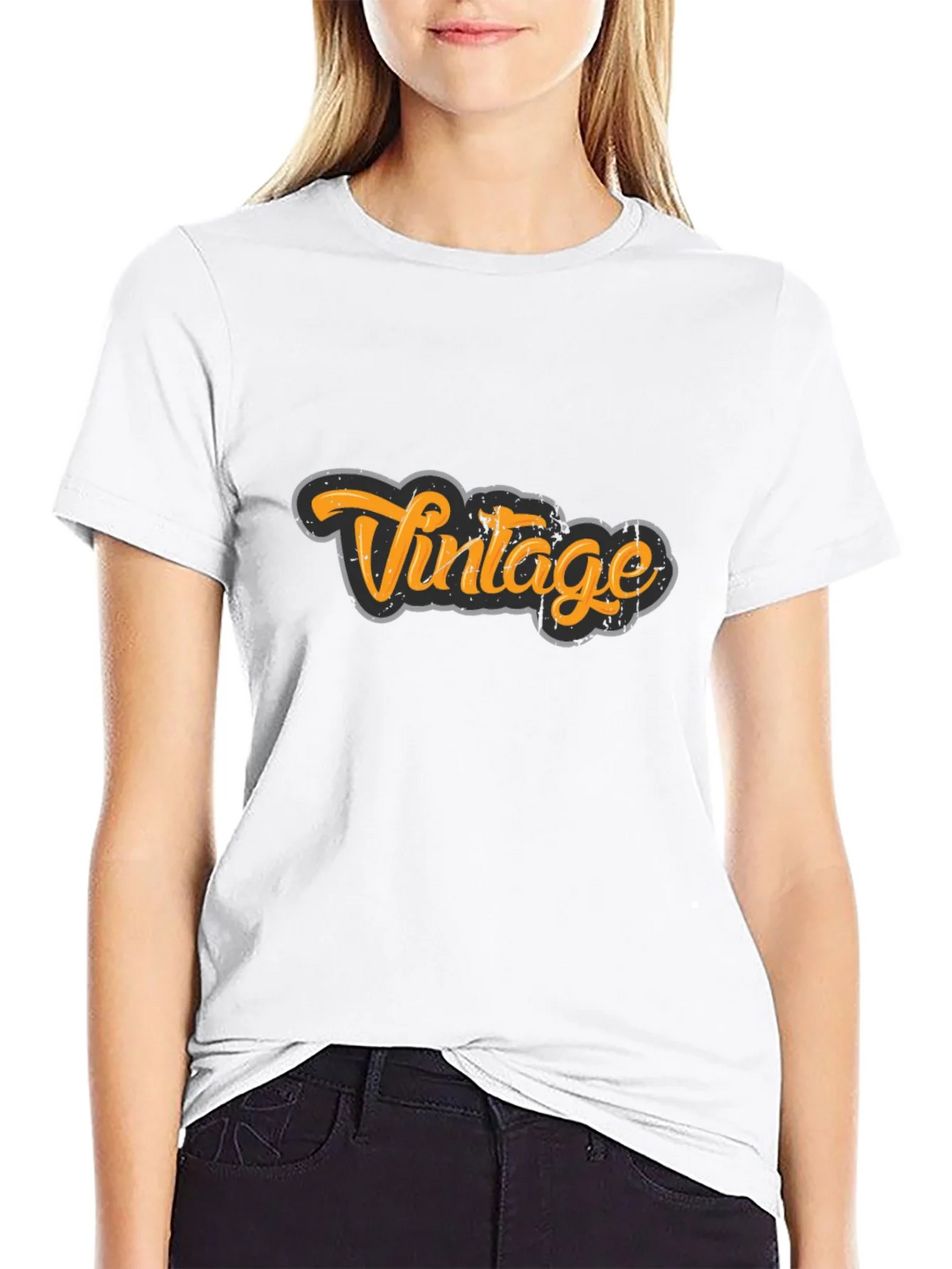 Vintage Style Black T-Shirt product image 7