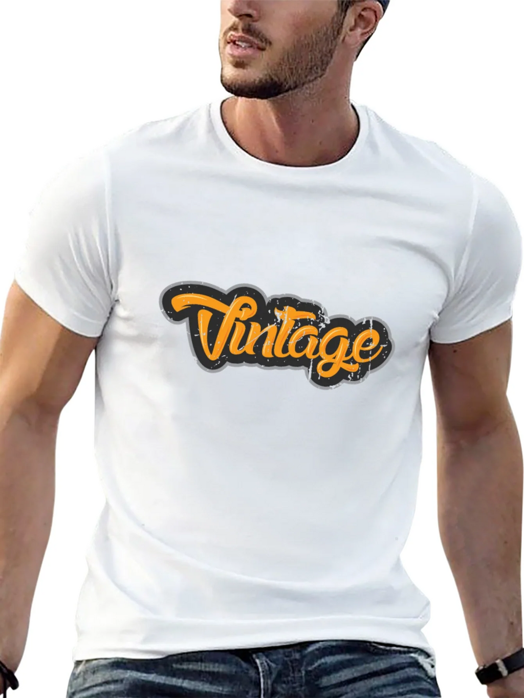 Vintage Style Black T-Shirt product image 11