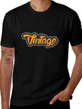Vintage Style Black T-Shirt product image 1