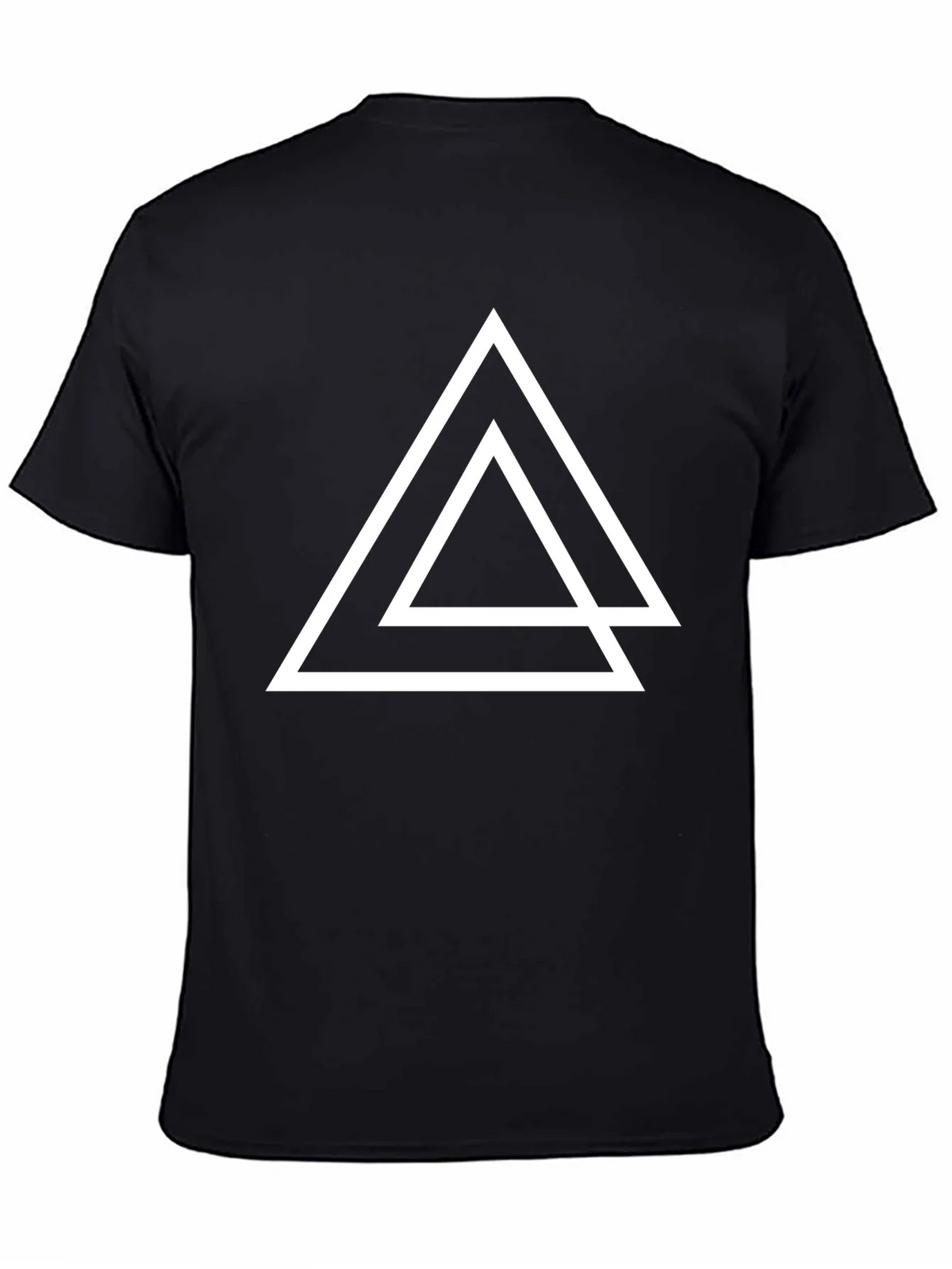 Geometric Triangle T-Shirt - Minimalist Style product image 4