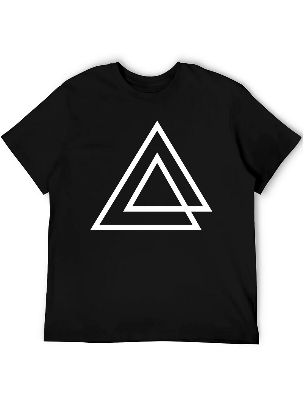 Geometric Triangle T-Shirt - Minimalist Style product image 5