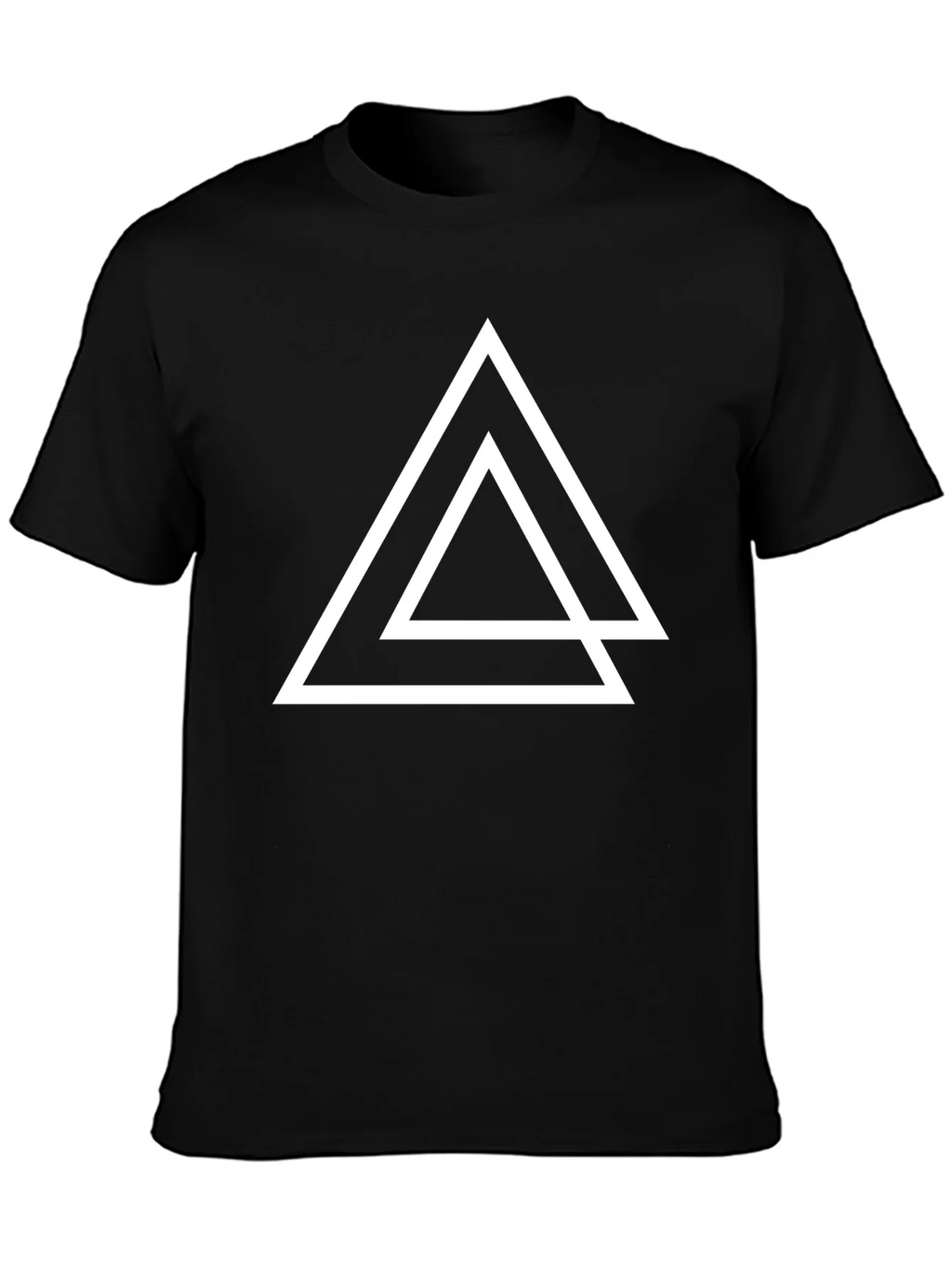 Geometric Triangle T-Shirt - Minimalist Style product image 3